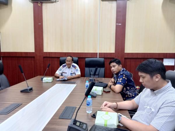 Kadishub Babel, KA Tajuddin Pimpin Rapat Koordinasi Bersama PT BIC