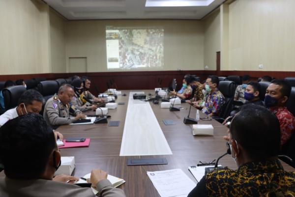 Dishub Babel Gelar Rapat Koordinasi Penanganan Kemacetan Lalulintas Jalan Depati Hamzah Pangkalpinang 