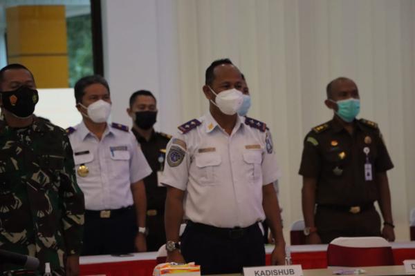 Kadishub Babel Hadiri Launching Aplikasi SIM Nasional Presisi (SINAR) Secara Virtual 