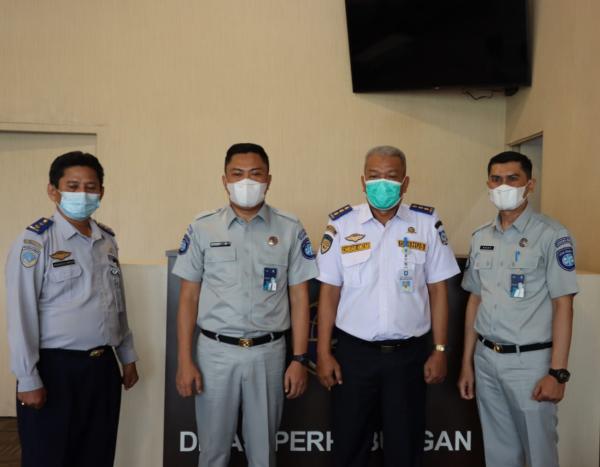 Plt. Kadishub Babel, Zanuari Anizar Terima Kunjungan Kepala Cabang Jasa Raharja Babel . 