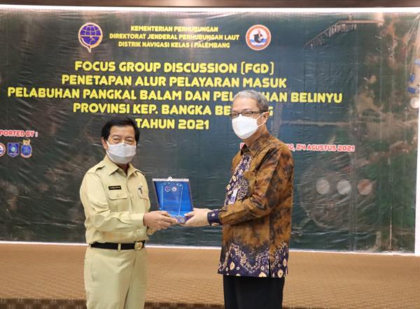 Gubernur Babel Buka FGD Penetapan Alur Pelayaran Masuk Pelabuhan Pangkal Balam dan Pelabuhan Belinyu 
