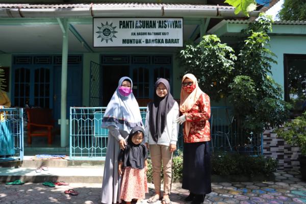 DWP Dishub Babel Bakti Sosial Ke Panti Asuhan Aisyiyah Mentok Bangka Barat