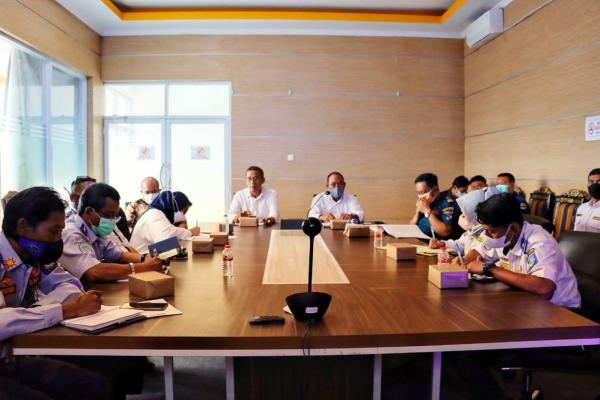 Kadishub Babel Pimpin Rapat Pembahasan Optimalisasi Pelabuhan Belinyu dan Rencana Buka Tutup Jembatan Emas