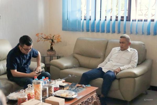 Kadishub Babel Terima Kunjungan Wakil Bupati Bangka Tengah 