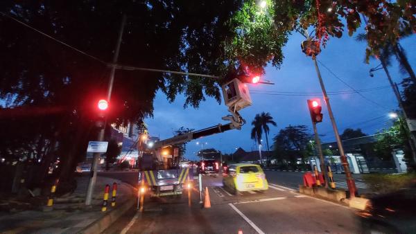 Dishub Babel Siaga Tangani Permasalahan Lampu Merah di Pangkalpinang