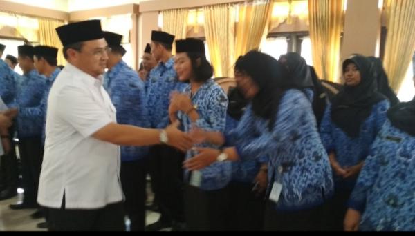 9 CPNS Dishub Babel Dilantik Jadi PNS