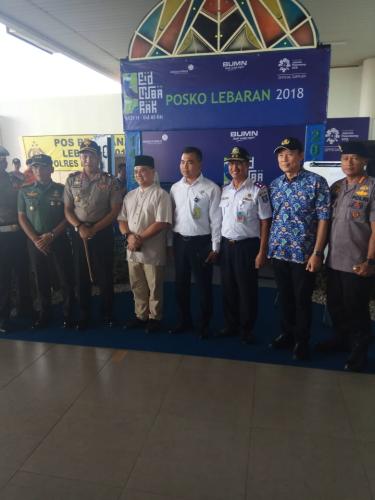 Pemantauan Posko Lebaran Tahun 2018/ 1439 H oleh Gubernur Kepulauan Bangka Belitung