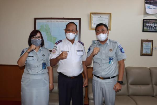 Menerima Kunjungan Kepala PT Jasa Raharja (Persero) Cabang Kepulauan Bangka Belitung