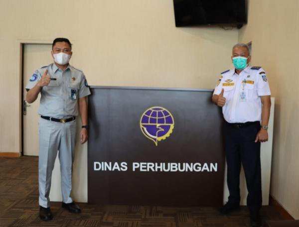 Pertemuan Plt. Kadishub Babel dengan Kepala Cabang PT Jasa Raharja Bangka Belitung 