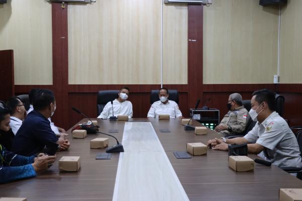 Pertemuan dengan Mantan Kadishub Babel, Tajuddin 