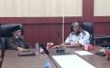Kadishub Babel K A Tajuddin Bersama  Samsir selaku Anggota Komisi III DPRD Basel