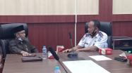 Kadishub Babel K A Tajuddin Bersama  Samsir selaku Anggota Komisi III DPRD Basel